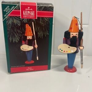 1992 Hallmark Keepsake Franz The Artist Nutcracker Christmas Ornament